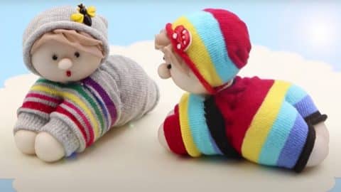How to Make the Cutest Baby Dolls Out of Socks | DIY Joy Projects and Crafts Ideas