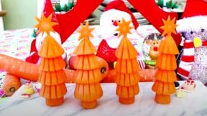How to Make Art in a Carrot Christmas Tree