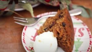 Simplified Mincemeat Christmas Pudding