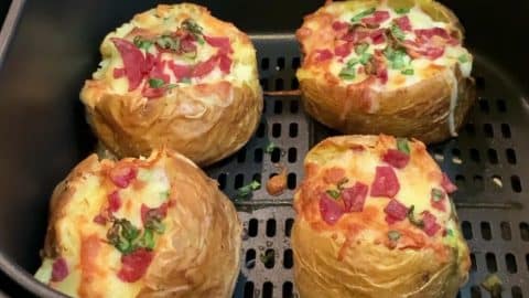 Air-Fried Cheesy Potato Recipe | DIY Joy Projects and Crafts Ideas