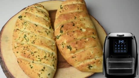 Air Fryer Garlic Bread Recipe | DIY Joy Projects and Crafts Ideas