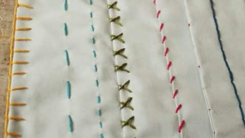 7 Basic Hand Stitches For Beginners | DIY Joy Projects and Crafts Ideas