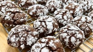 Coffee Chocolate Crinkle Cookies Recipe