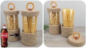 DIY Chic Container From Old Plastic Bottles