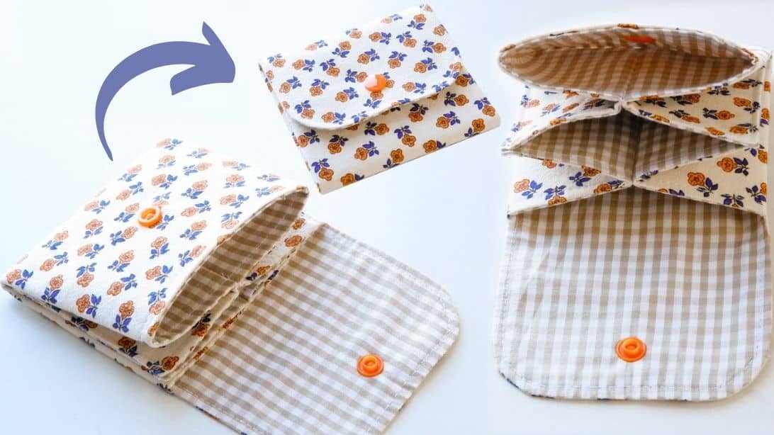 Coin Purse DIY Sewing Tutorial, Free Pattern Download