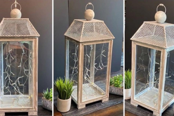 DIY Dollar Tree Lantern Tutorial