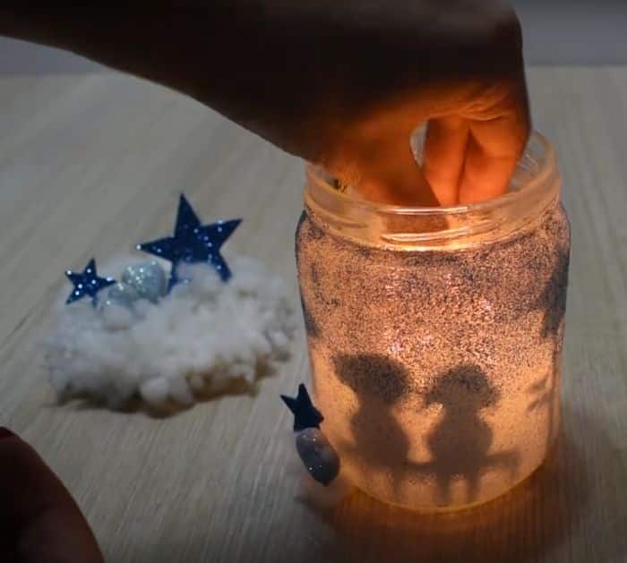 DIY Mason Jar and Fairy Light Tutorial