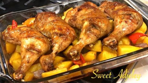 Easy Baked Chicken and Potatoes Recipe | DIY Joy Projects and Crafts Ideas