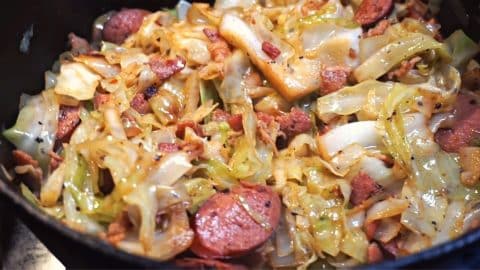 Easy Southern Fried Cabbage with Sausage Recipe | DIY Joy Projects and Crafts Ideas