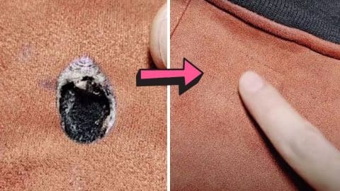How to Invisibly Fix a Hole in Your Jacket | DIY Joy Projects and Crafts Ideas