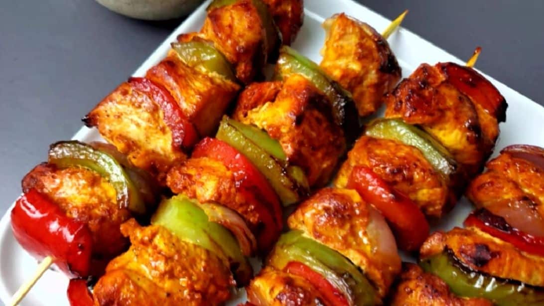 Pan Fried Chicken Skewers Recipe