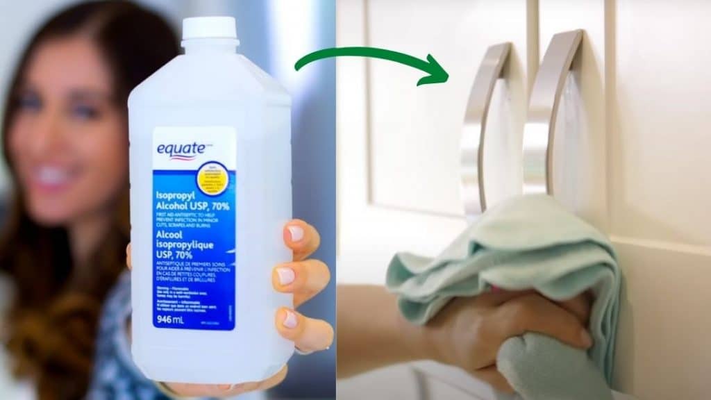 Rubbing Alcohol Cleaning Hacks