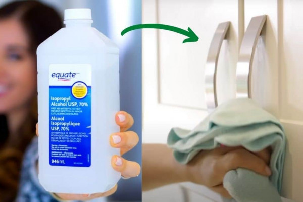 Rubbing Alcohol Cleaning Hacks