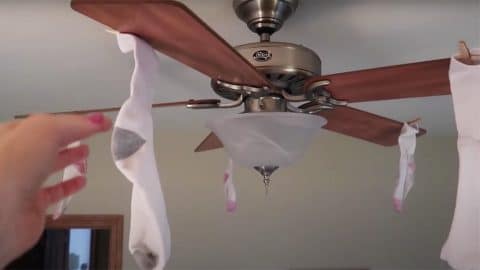 How to Clean a Fan with Old Socks | DIY Joy Projects and Crafts Ideas