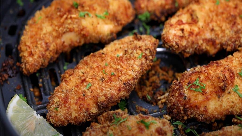 crispy air fryer chicken tenders recipe