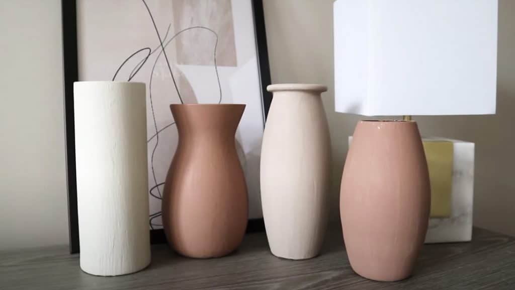 diy faux ceramic vases