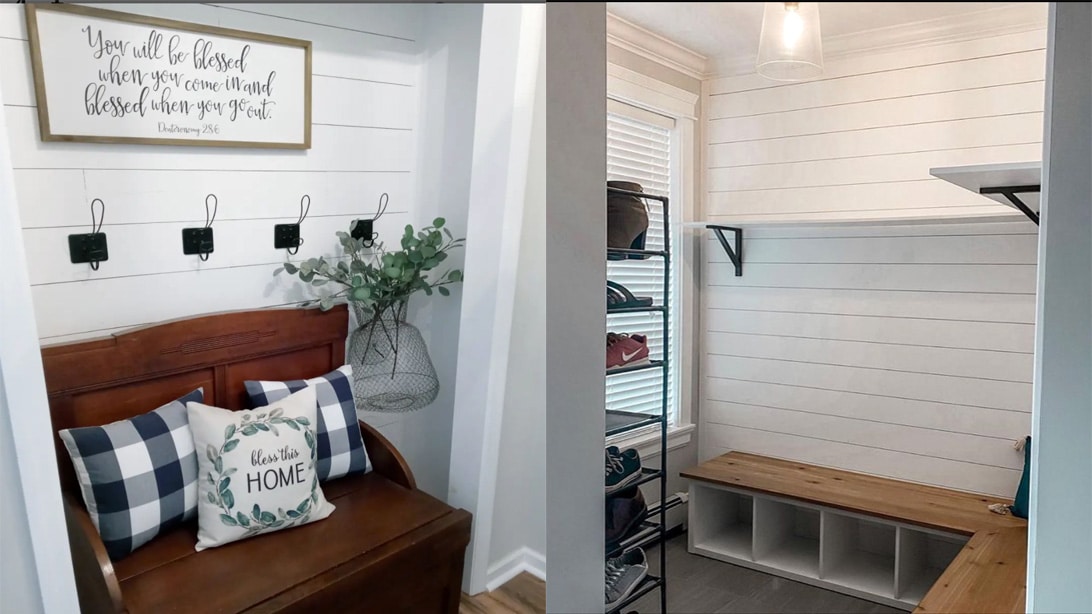 DIY Shiplap Wall for Under $20 | DIY Joy Projects and Crafts Ideas