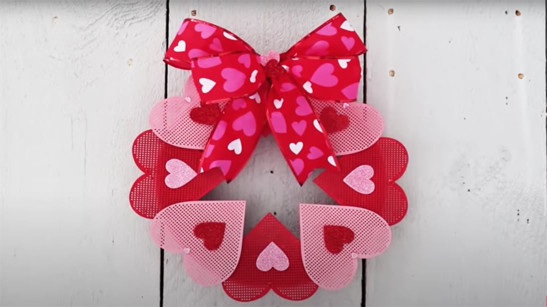 Easy Valentine's Day Craft: Birch Bark Heart Garland - adrienne elizabeth