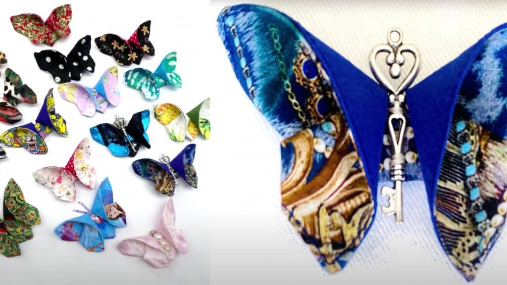 fabric butterflies tutorial