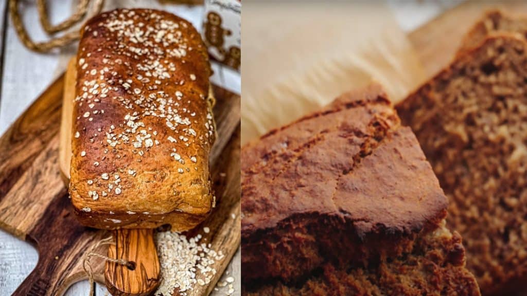 healthy banana oatmeal bread recipe