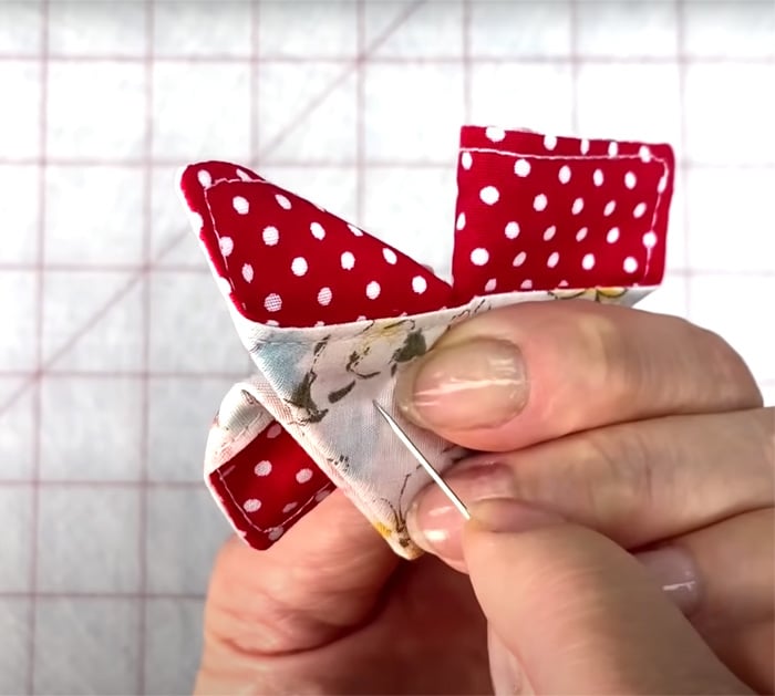 how to make fabric butterflies