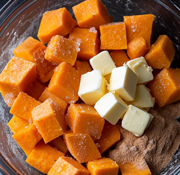 Ingredients for Homemade Sweet Potato Casseroles - Best Thanksgiving Recipes