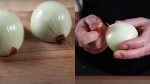 How to Peel an Onion Fast | DIY Joy Projects and Crafts Ideas