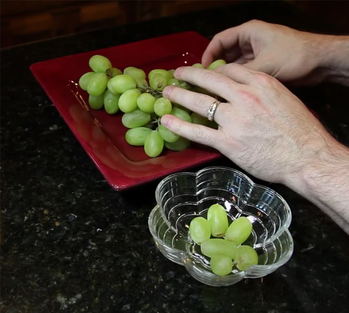 Use frozen grapes to keep wine chilled instead of ice so it doesn't get  watered down. Plus, they are delicious to eat right out of the glass! :  r/lifehacks