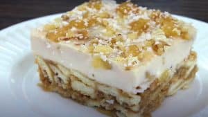 No Bake Apple Dessert with 1 Cup Milk