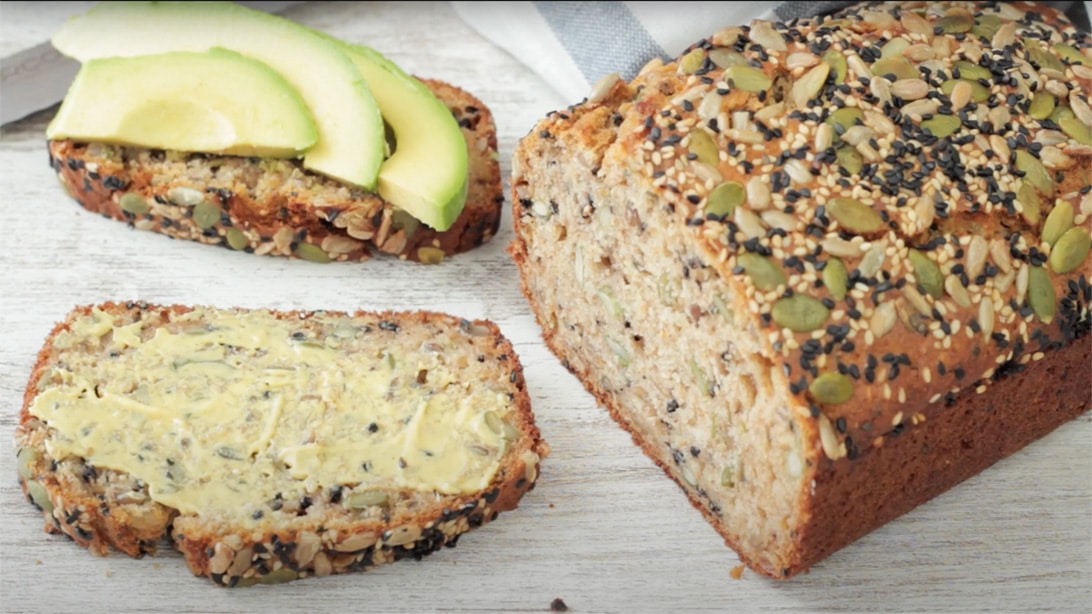 Fast No-Knead Multi-seed Bread