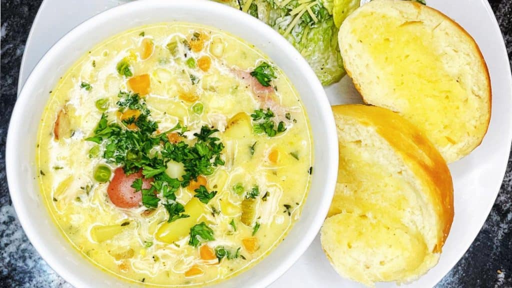 one pot chicken pot pie soup recipe