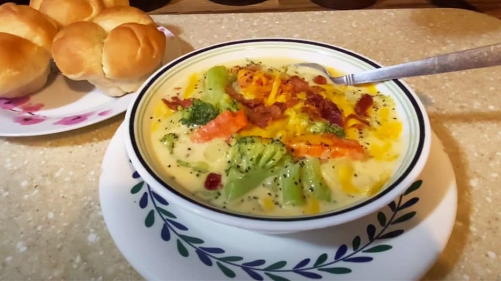 potato and broccoli cheese soup recipe