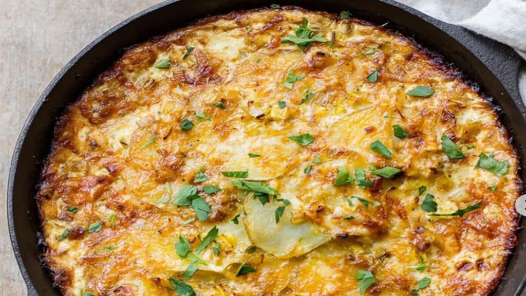 potato cake with 3 potatoes and an egg