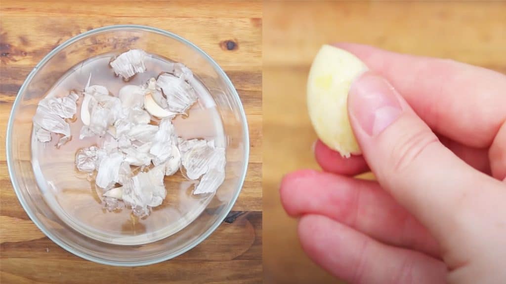 the easy way to peel garlic tutorial