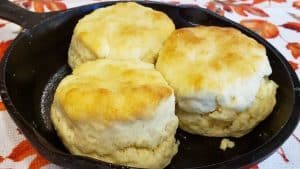 2-Ingredient Skillet Biscuits Recipe