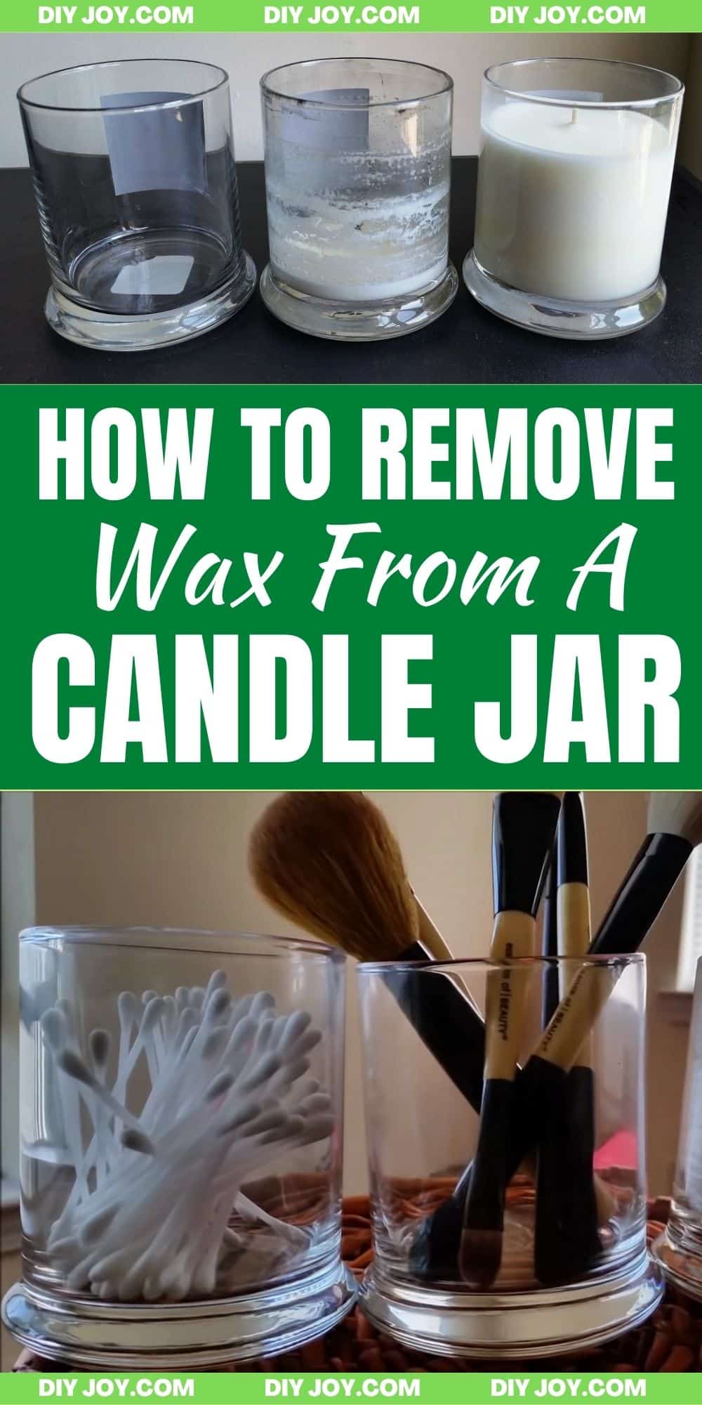How to Remove Candle Wax from Jars - The Happier Homemaker
