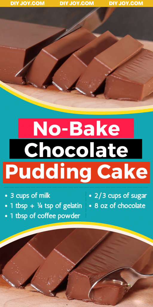 5Ingredient NoBake Chocolate Pudding Cake Recipe