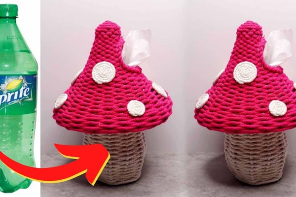 DIY Mushroom Tissue Holder with Plastic Bottle