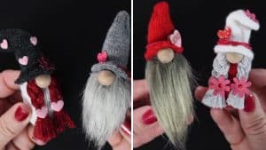 DIY Valentine’s Day Mini Gnomes Tutorial