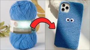 Easy And Cheap DIY Wool Plush Phone Case