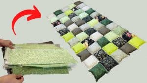 Easy DIY Bed Mattress Using Scrap Fabrics