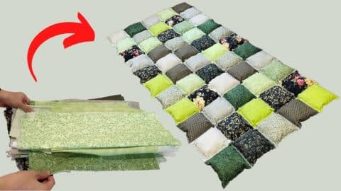 Easy DIY Bed Mattress Using Scrap Fabrics | DIY Joy Projects and Crafts Ideas