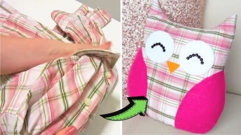 Easy DIY Owl Pillow Sewing Tutorial | DIY Joy Projects and Crafts Ideas