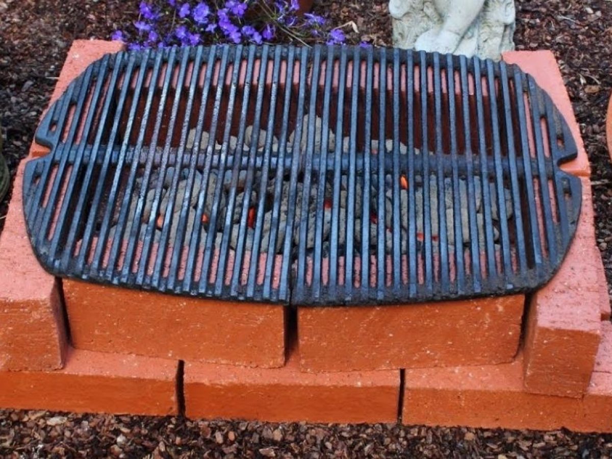 How To Make A Temporary Brick Grill, DIY Projects