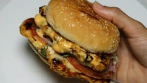 Easy Grilled Chicken Burger Recipe