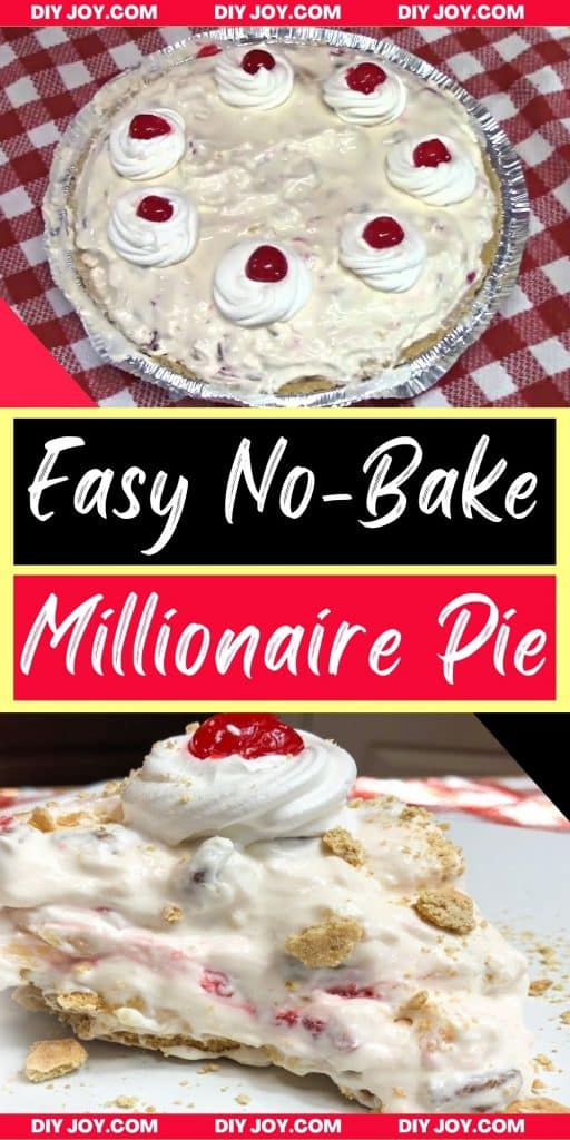 Easy No-Bake Millionaire Pie Recipe