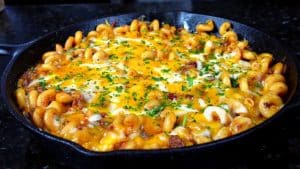 Super Easy Cheeseburger Skillet Recipe