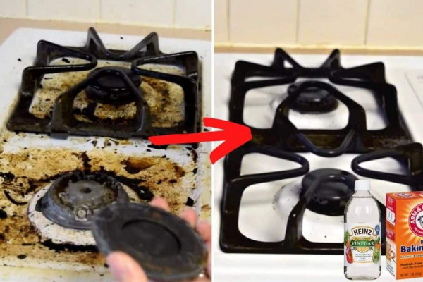 How To Clean Your Stove Top With Baking Soda And Vinegar