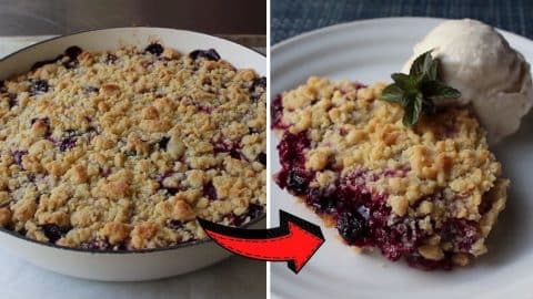 How To Make A Berry Crumble Pie | DIY Joy Projects and Crafts Ideas