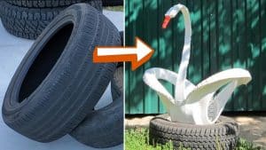 How To Make A Swan Out Of Old Tires